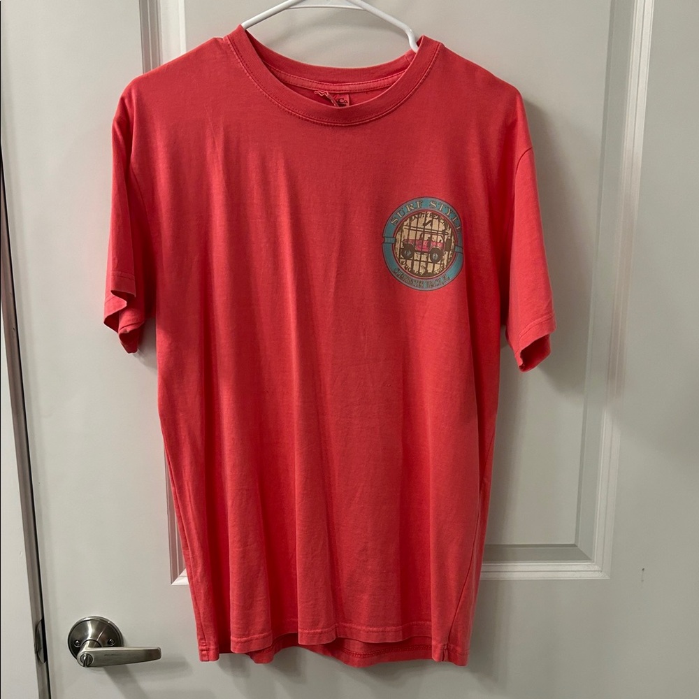 Pink Clearwater Beach Surf Style Tshirt (medium)
